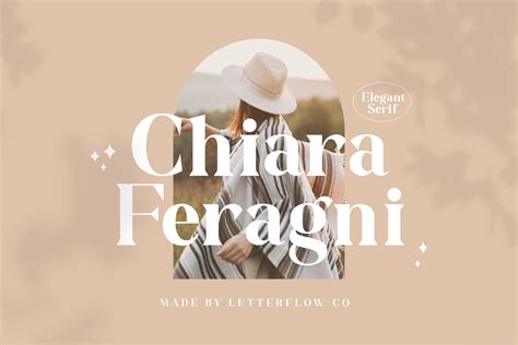 Chiara Feragni Font by Letterflow Studio · Creative .